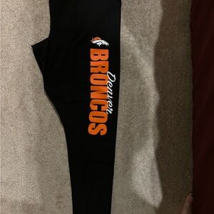 NFL Denver Broncos football Leggings sz XL